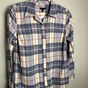 Talbots xs flannel shirt